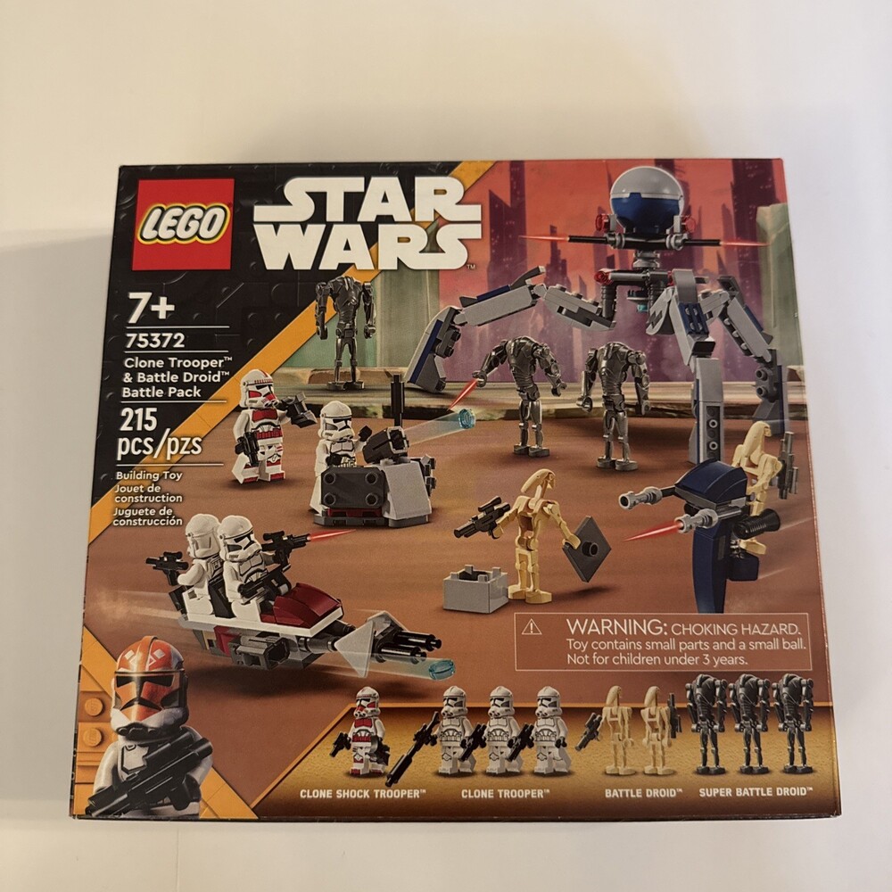 Lego Star Wars - lone Troope & Battle Droid Battle Pack 75372 - New/Sealed